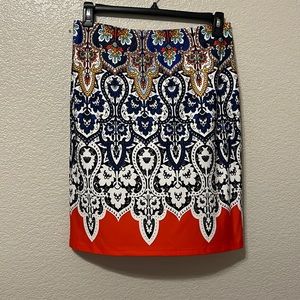 Beautiful, colorful Melissa Paige skirt NWT
